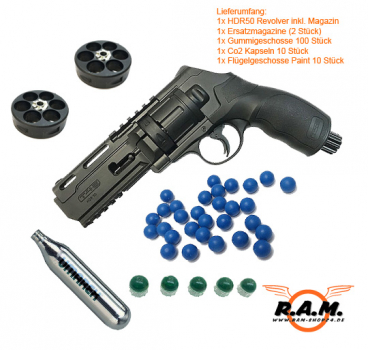 Umarex TR50 (GEN 1) Revolver SET inkl. Magazinen, Munition & Co2 Kapseln ***TOP***