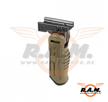 5 Pos Front Arm Folding Grip CAA Tactical OD