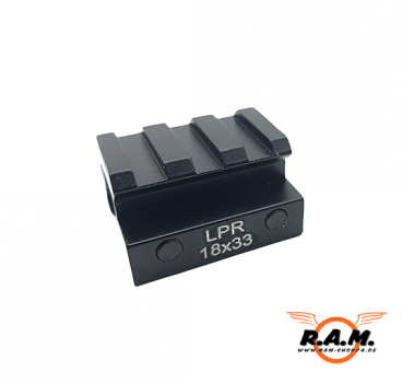 LPR 18x33 Low Profile 3-Slot Riser Mount