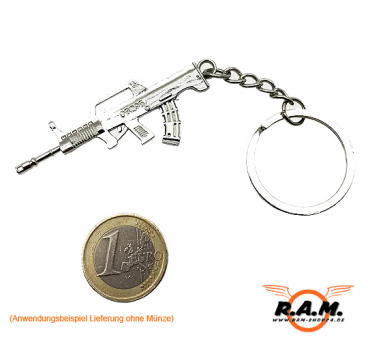 Metall-Schlüsselanhänger, QBZ Typ 95