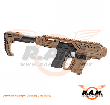 SLONG MPG Carbine Full Kit für Airsoft Glock GBB, tan