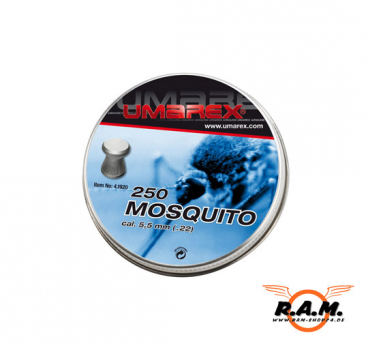 Umarex Mosquito Diabolo 5,5mm für Luftgewehre und Luftpistolen, 250 Stück