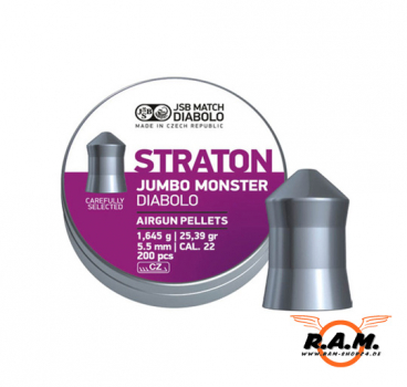 JSB Straton Jumbo Monster 200 Stück, cal. 5.5mm