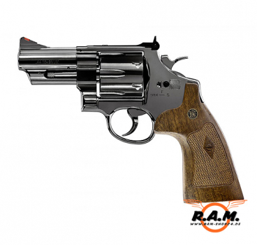 CO2 Revolver Smith & Wesson M29 3" cal. 4,5mm (.177) BB, hochglanzbrünierT