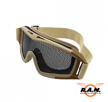 DLG Mesh Goggles in Tan (Invader Gear)