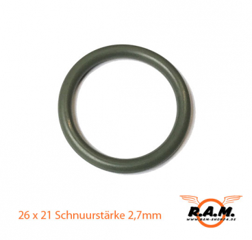 O-Ring 26 x 21 Schnurstärke 2,7mm Grau