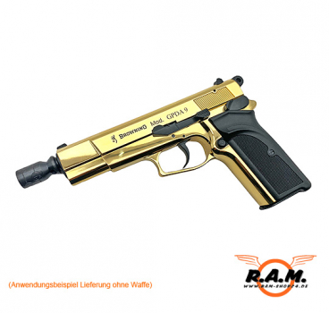 3er Set Abschussbecher für Browning GPDA 9, Walther PP und Walther P99 + Glock 17
