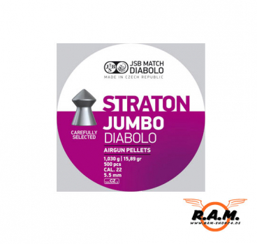 JSB Straton Jumbo 500 Stück, cal. 5.5mm