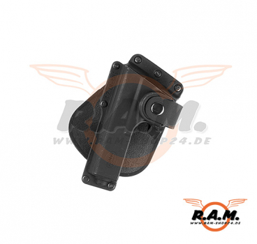 Tactical Roto Paddle Holster Left Glock 19/23 Black (Fobus)