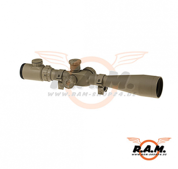 8-32 x 50 E-SF Sniper Rifle Scope Dark Earth