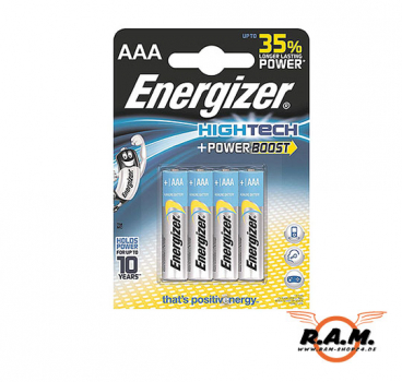 Energizer Micro AAA Hightech Power Boost Alkaline 4er Pack