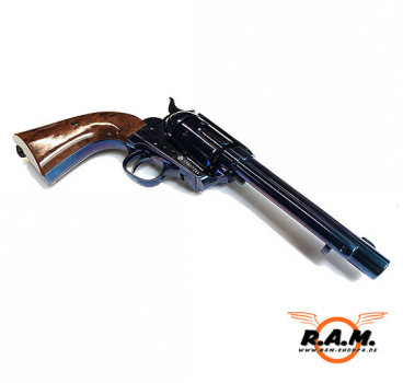 SAA Revolver cal. 0.43 schwarz / gebläut CUSTOM