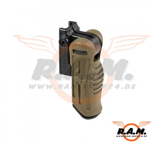 5 Pos Front Arm Folding Grip CAA Tactical OD