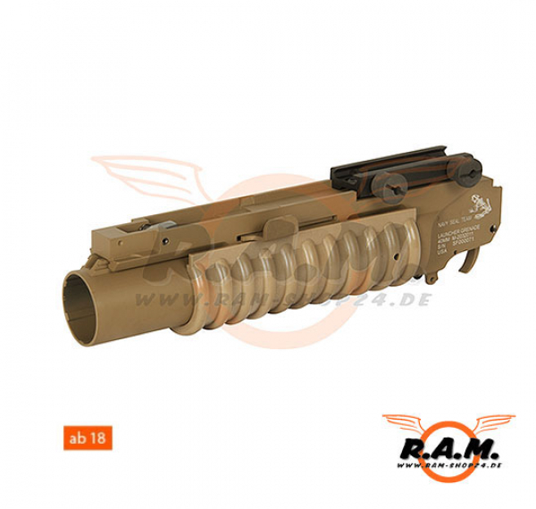 Unterbau 40mm Granatwerfer tan extra Short für RIS / RAS DER HAMMER!