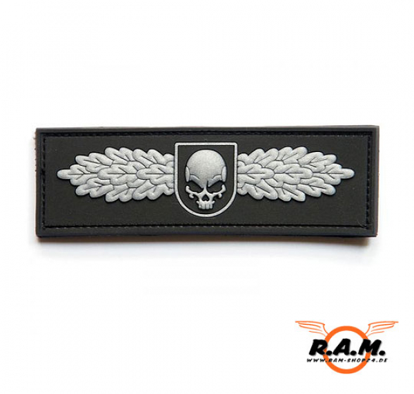 3D - SOF Skull Badge Rubber Patch (SWAT)