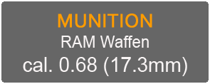 MUNITION KALIBER 0.68