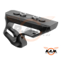 Preview: CNC Keymod Short Angled Grip, schwarz