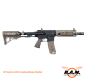 Preview: Tippmann TMC MagFed Markierer inkl. Air Thru Schulterstütze, Tan cal. 0.68