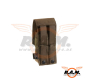 Preview: 5.56 Doppelte Magazintasche (1 Fach) mit Klettverschluss, Ranger Green