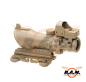 Preview: 4x32 QD + Mini Reddot - Combo Combat Scope, Dark Earth