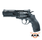 Preview: Luftdruck Revolver UX Tornado Revolver cal. 4,5mm (.177) BB, schwarz