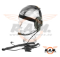 Preview: Bow-M Evo K, Tactical Military Headset KENWOOD Stecker & drehbarem Mikro (L/R)