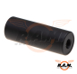 Preview: Smooth Schalldämpfer Attrappe 100 x 35mm schwarz, 14mm CW/CCW