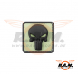 Preview: 3D - Punisher Rubber Patch - nachtleuchtend
