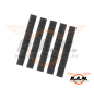 Preview: Universal Keymod Rail Covers schwarz