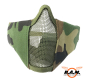 Preview: Gesichtsschutzmaske Nylonmesh, woodland