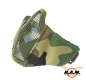 Preview: Gesichtsschutzmaske Nylonmesh, woodland