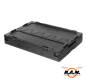 Preview: faltbare Klappbox, Transportbox in schwarz, 60l