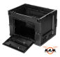 Preview: faltbare Klappbox, Transportbox in schwarz, 20l