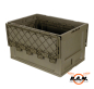 Preview: faltbare Klappbox, Transportbox in oliv, 60l