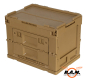 Preview: faltbare Klappbox, Transportbox in khaki/coyote, 20l