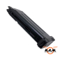Preview: Magazin für Gel Blaster Shark Combat GBB CO2 8mm , 15 Schuss, schwarz