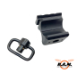 Preview: CAM870 Tactical Picatinny Rail in schwarz, original von APS