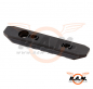 Preview: 5 Slot Aluminium Schiene für Keymod und M-LOK, schwarz