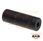Preview: Smooth Schalldämpfer Attrappe 100 x 35mm schwarz, 14mm CW/CCW