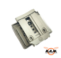 Preview: QM Lockable Double Magazin Pouch  Glock 17, 17L, 19, 22, 23, 24, 34, 35, Foliage