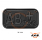 Preview: Bloodtype Rubber Patch AB Pos