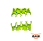 Preview: CAM870 Shell Clips Set für bis zu 8 Hülsen für Caddy System in grün