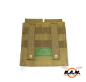 Preview: US MOLLE AR15 Magazintasche mit Klettverschluss, doppelt, coyote