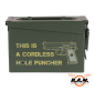 Preview: US Munitionskiste "hole puncher" , Cal. 30mm, 27,6 x 9,6 x 18cm, oliv