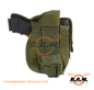 Preview: Gürtelholster, OD / oliv, Linkshänder (Invader Gear)