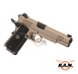 Preview: Softairpistole KJ Works M1911 MEU Full Metal GBB, Tan