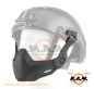 Preview: FMA Halbmaske II für Fast Helme, schwarz