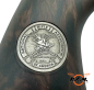 Preview: Colt SAA Griffschalen, braun mit "NRA of America "Logo *Rarität*