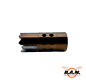 Preview: APS Rebar Cutter Flash Hider/Mündungsfeuerdämpfer – CNC Mündungsaufsatz Bronze | 14mm CCW