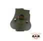 Preview: Roto Paddle Holster für Glock 19, oliv (IMI Defense)
